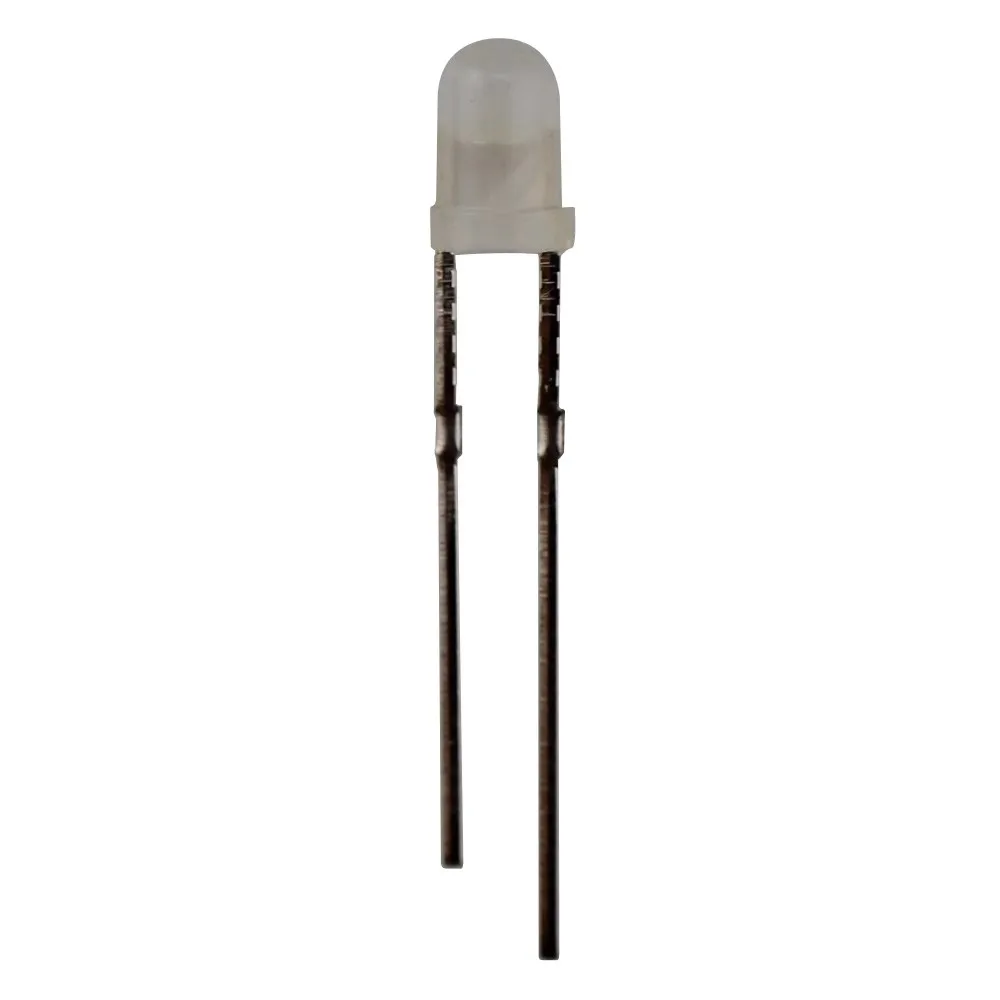 100 stks/partij F3 3mm Light Emitting Diode Ronde Kop Diffuus Koel Witte LED