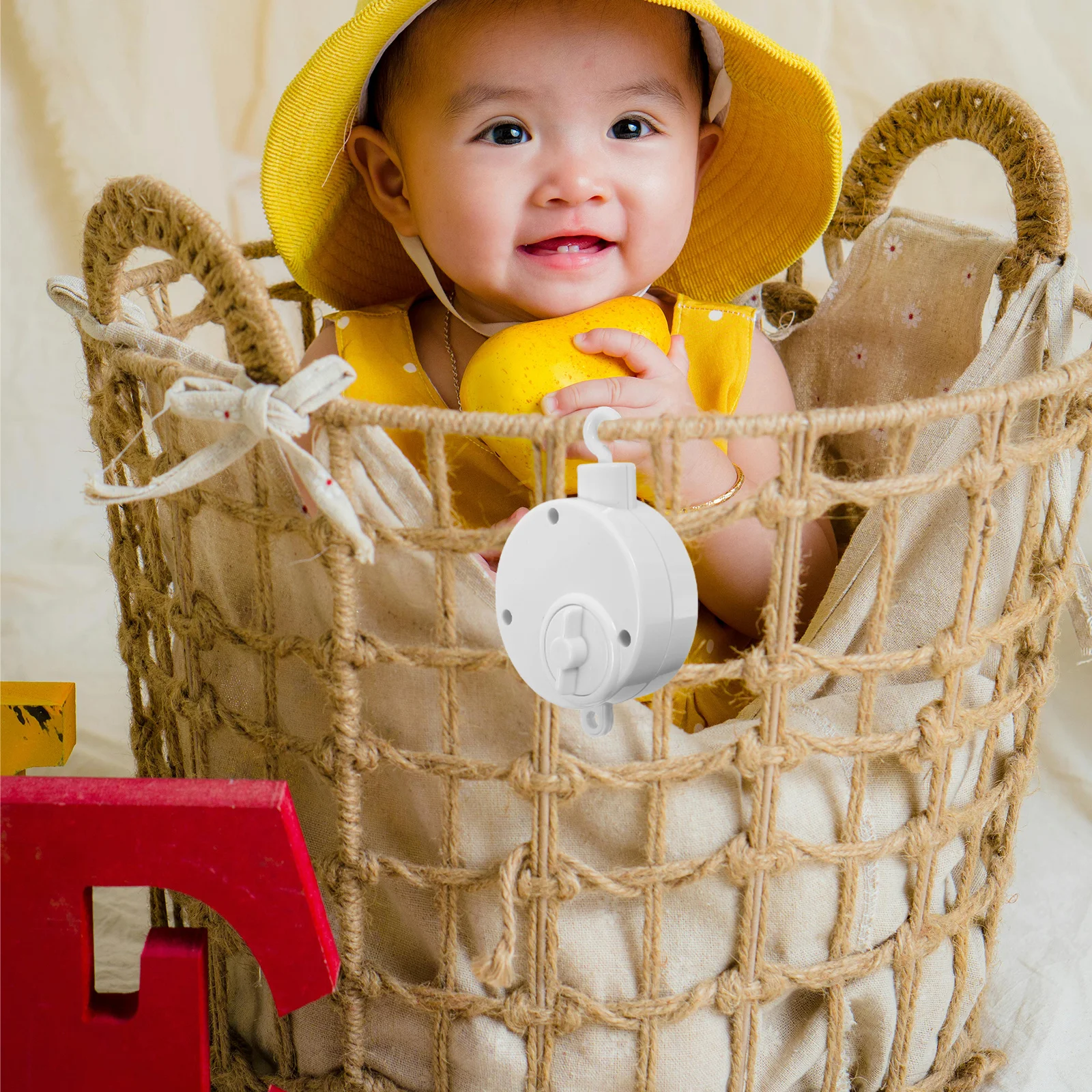 Cama sino bebê pendurado musical móvel material seguro berço carrinho uso desenvolvimento sensorial vários modos de luz música berço