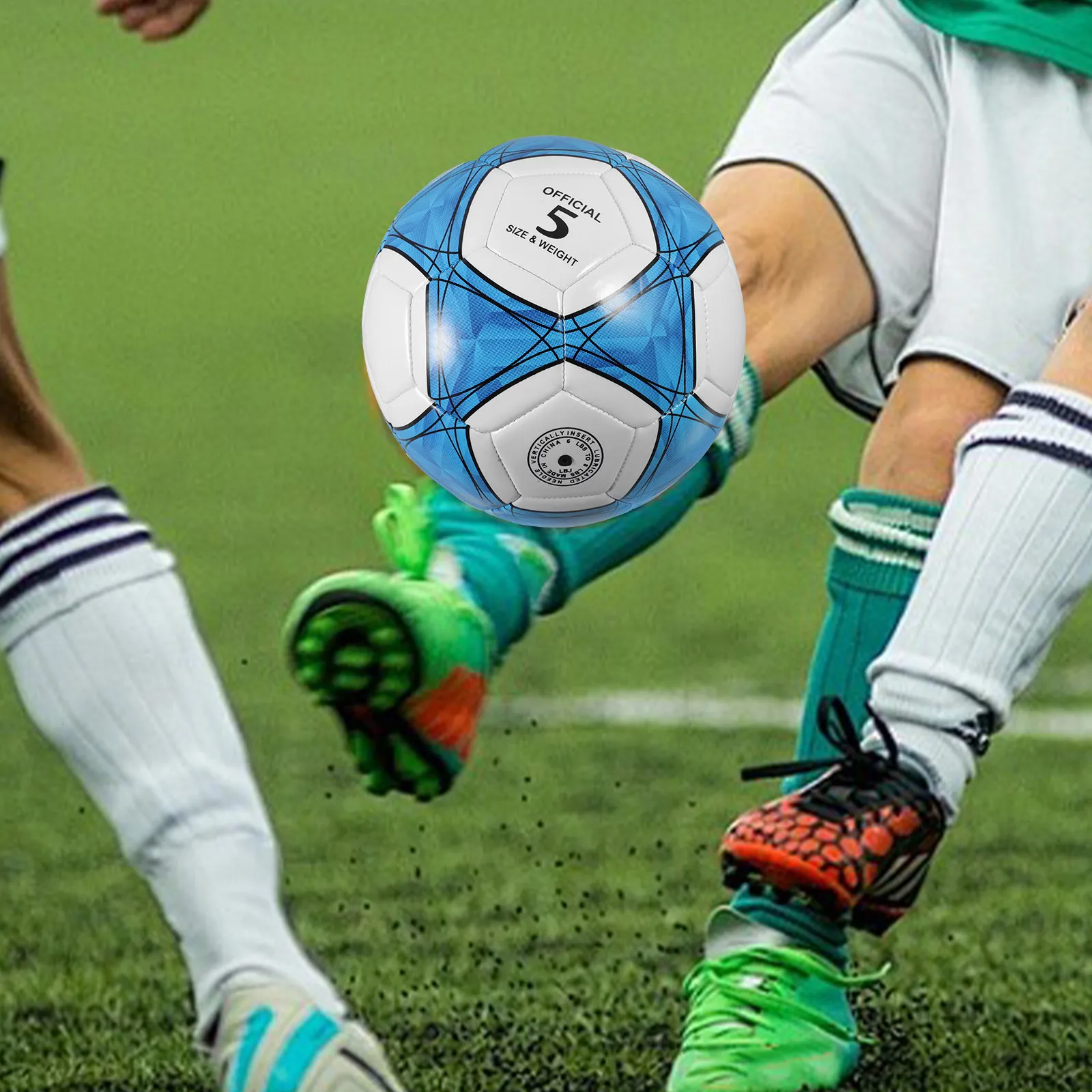 

1pc Pvc Training Size 5 Lightweight Durable Soccer Ball For Outdoor Soccer Balls For Outside Sports Practice Red