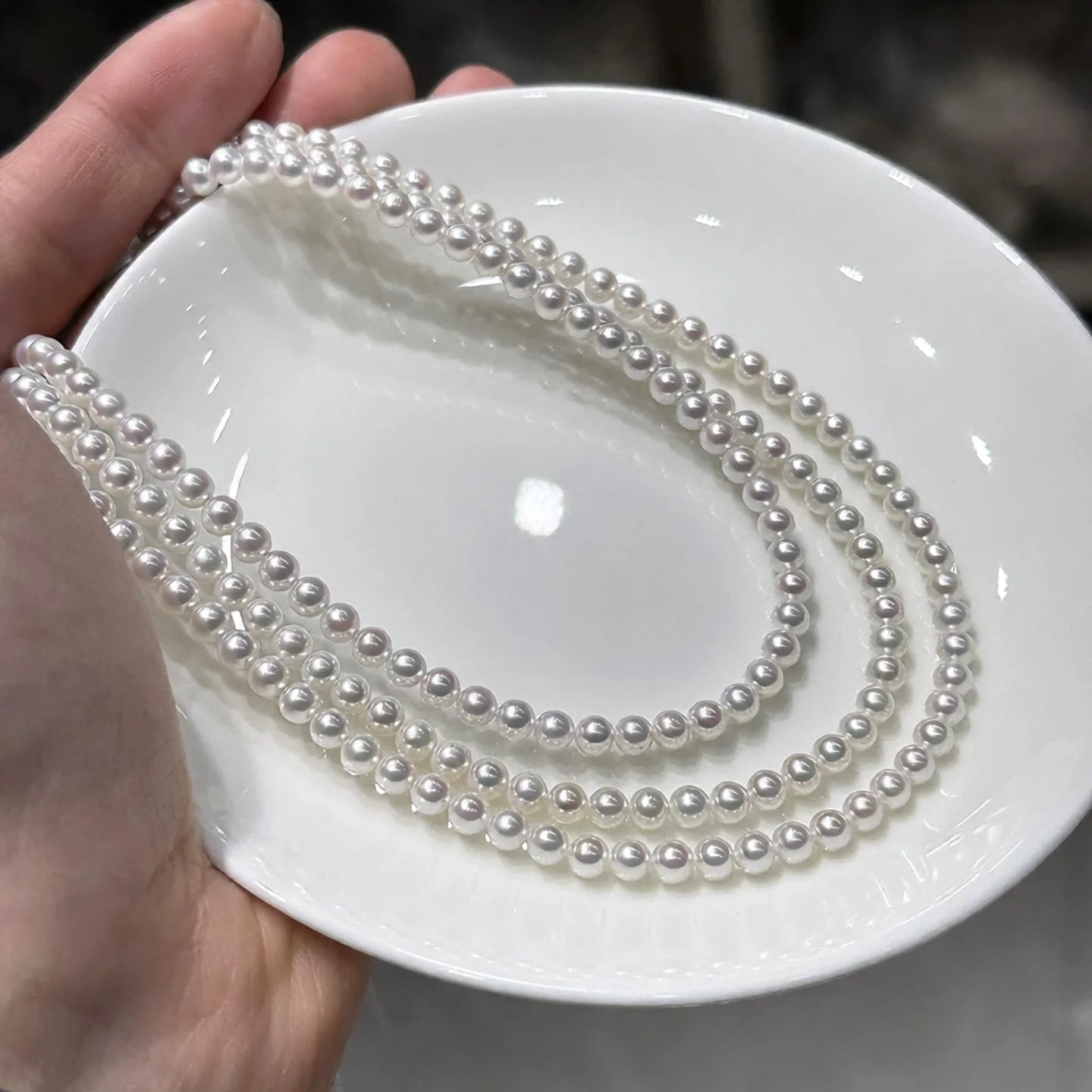 天然高品質淡水ホワイトパールロット、フルドリル加工済みルース - Jewelry Making Drill のレビューと価格