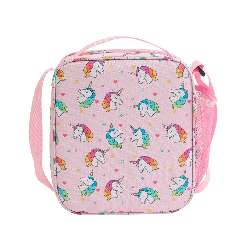 Bolsa de almuerzo para niños, bolso de dibujos animados, mochila de unicornio para niña, bolsa Bento, bolsas para estudiantes, madres y niños para niña, Loncheras,умка Ж Döncud