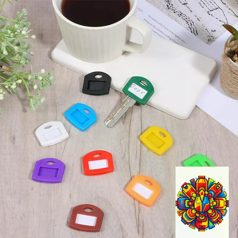 Silicone Key Covers  Colorful Flexible Durable Identifier Tags for Sorting and Identifying Multiple Keys