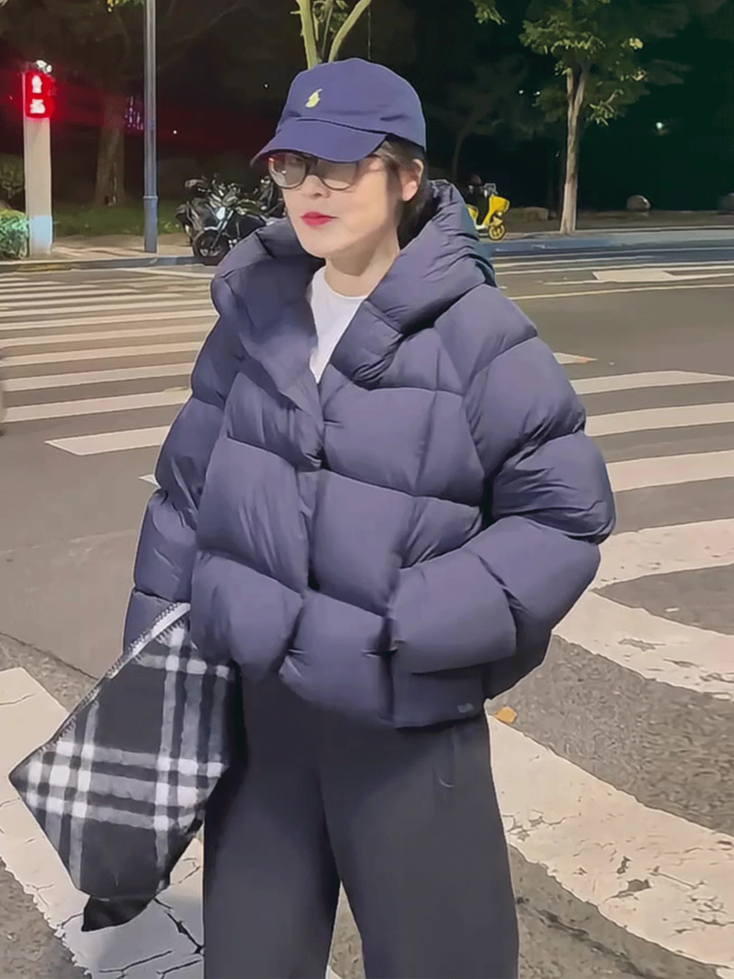 Bla Puffy con capucha abajo Jaet mujer invierno coreano Sle gama alta blanco Du pluma Thi abrigo de pan cálido prendas de vestir exteriores