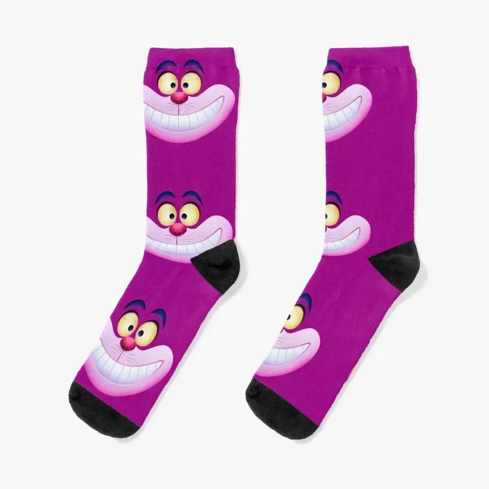 

Smiling cat! Socks FASHION compression sheer Heating sock Man Socks Women's