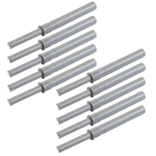 5/10 stuks Push-to-Open deurvergrendelingen, verborgen zachte deurdempers, push-deuropeners, push-touch release kastslot voor lade