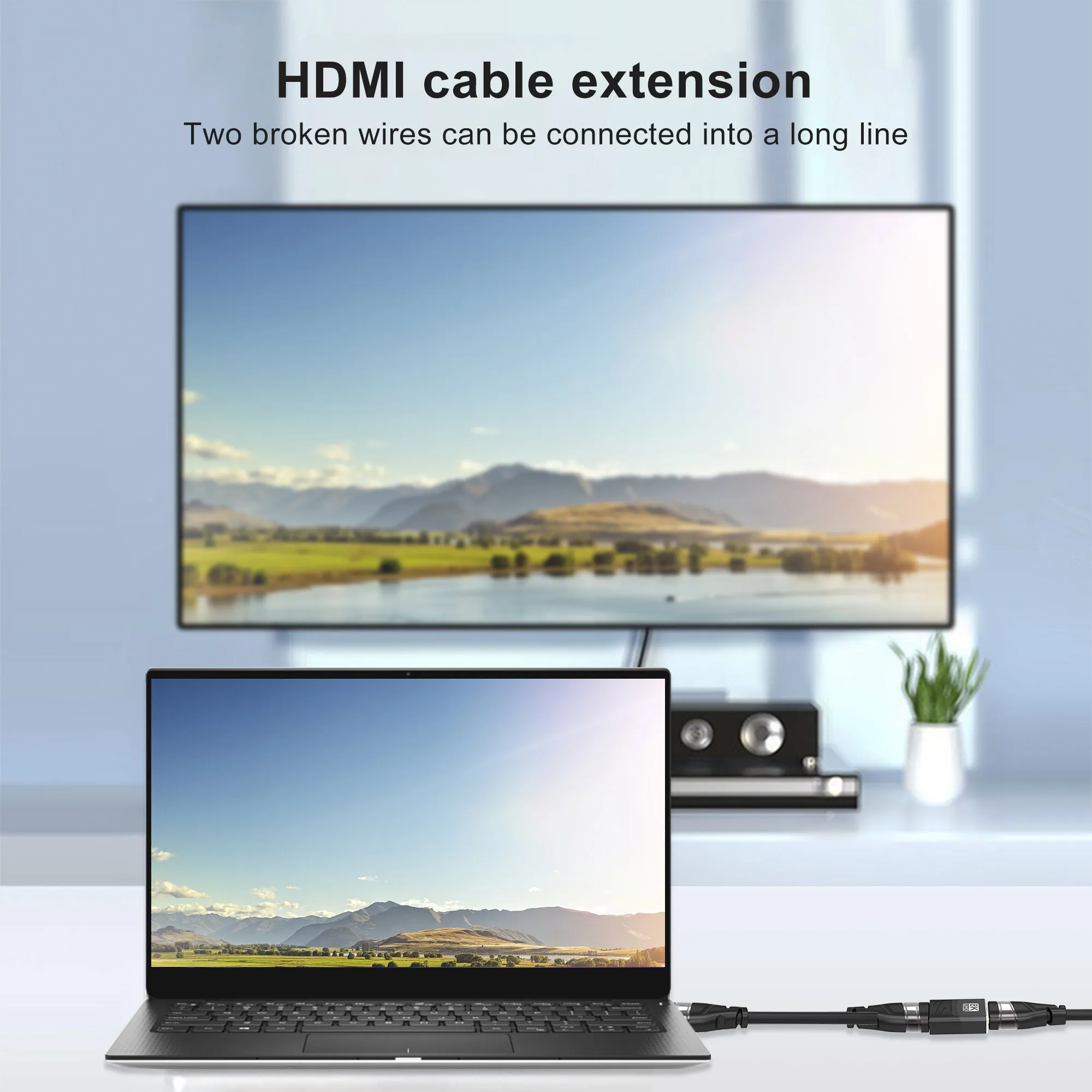 8K HDMI 2.1 Adapter Mini HDMI Micro HDMI 270 90 Grad 8k 60hz Stecker auf Buchse für HDTV PS5/4 Laptop 8k HDMI Verlängerung – Detail 24