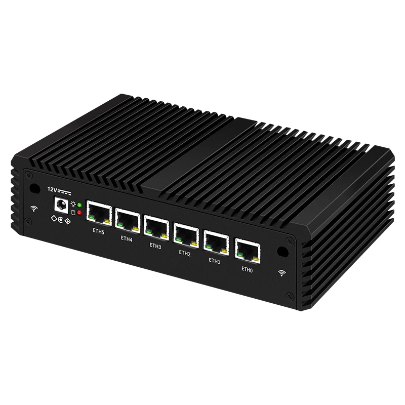 Imagem -04 - Ikuaios-roteador Fanless G47 6x1ge Intel Pentium 4405u Core i3 i5 Mikrotik Pfsense Sophos Casa Firewall Comercial 1356np-e3