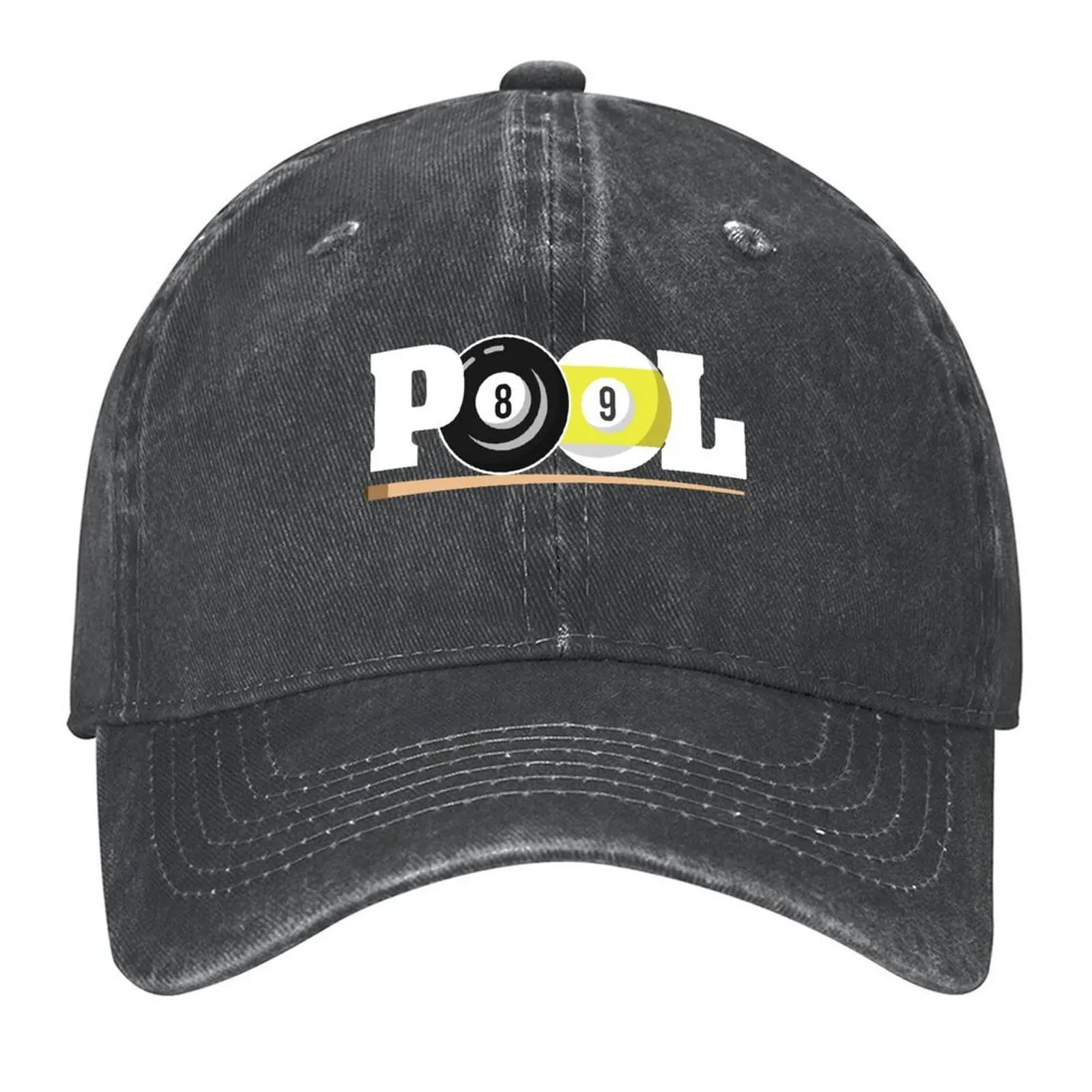 

8 Ball 9 Ball Pool Player Billiards Baseball Cap Sun Cap Sports Cap sun hat Sunhat For Men Women's