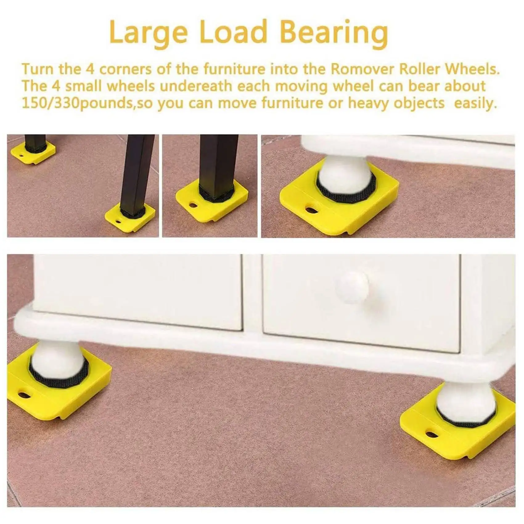 TFTP-Furniture Sliding Tool Kit, Furniture Mover, Household Appliance Roller, Furniture Lifter