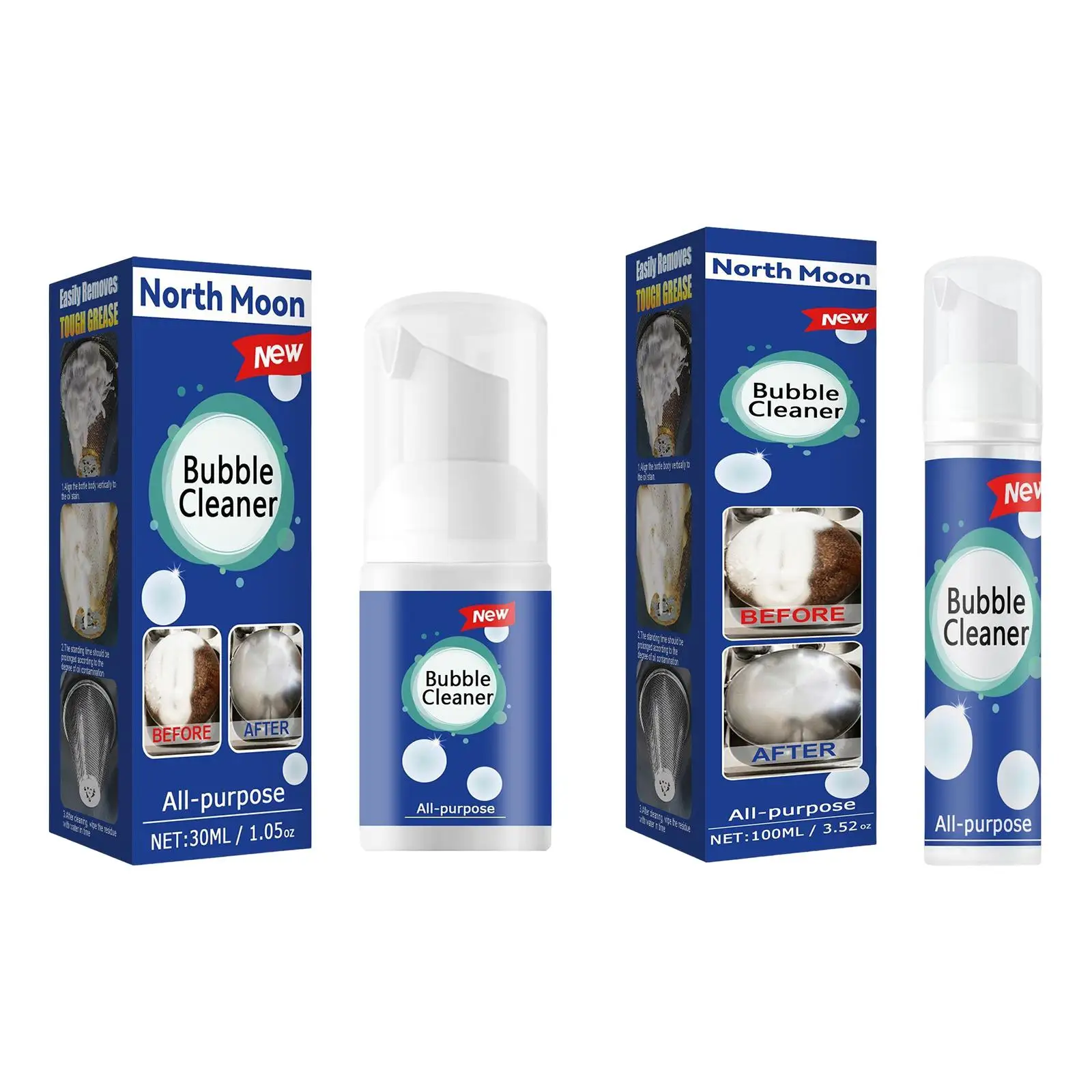 Cleaner Spray Multifunctional Effective bubble cleaners for Stubborn Grime Stains