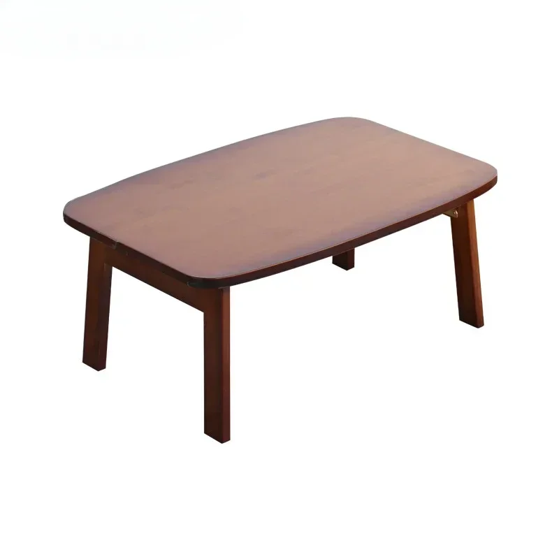 

Solid wood folding table kang table Household Japanese-style low tabe Small coffee Bed tatami Bay window Smal