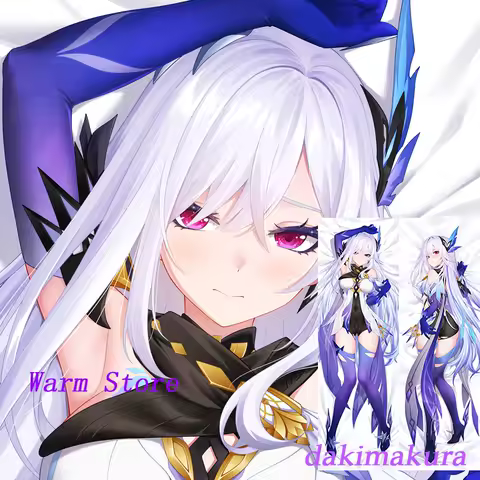 Dakimakura Anime skirk (genshin impact) Double-sided Print Life-size Body Pillow