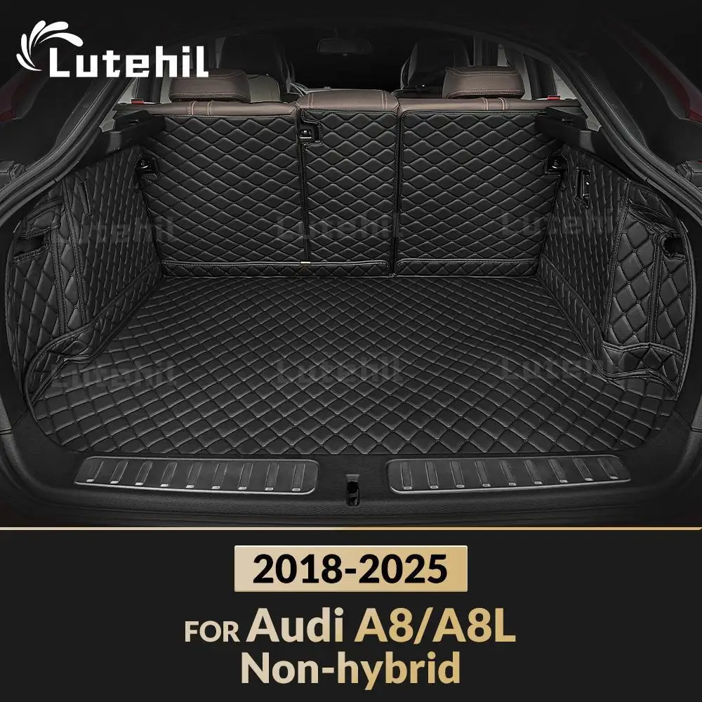 

For Audi A8/A8L Non-hybrid 2018-2020 2021-2025 Auto Full Coverage Trunk Mat Car Protective Pad Cargo Liner Interior Accessories