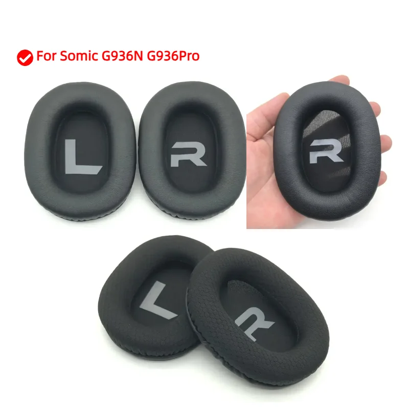 

Protein Leather Earpads Cushions for Somic G936N G936Pro Headphones, Replacement Ear Pads Headset