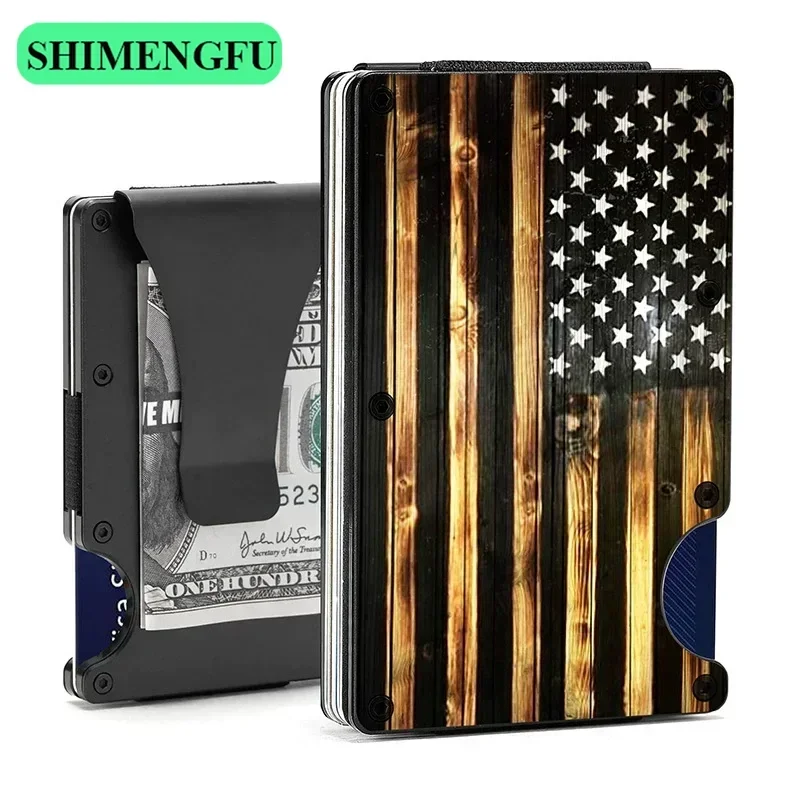 Luxury Minimalist Slim RFID Blocking Wallet for Men Cashback Credit Card Holder - Carteira Cartera Tarjetero Hombre