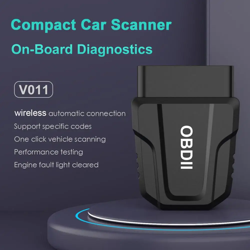 

Fault Code Reader Wireless Bluetooth Obd2 Scanner for Vehicle Engine Error Code Reading Portable Diagnostic Tool with Easy Setup