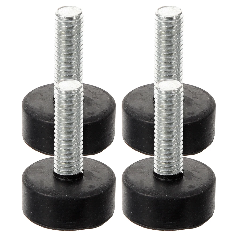 

4 Pcs Furniture Levelers Rubber Feet for Table Leg Screws Heavy Duty Anti Skid Small Rubber Feet For Furniture 22mm