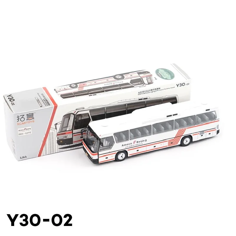 

Xcartoys 1:64 Ame-co North Bfc6120 Luxurious Travelling Bus Y30-02 Alloy Simulation Model Car