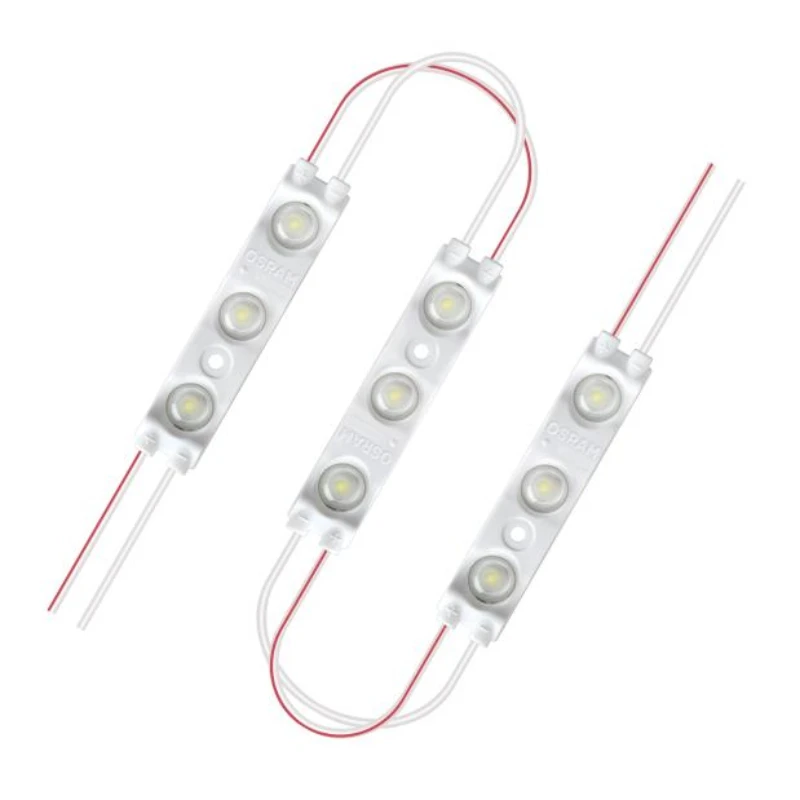 10pcs 12v LED Module 3 LEDS IP66 Waterproof Injection Len 160 Degree 0.72w Small Channel Letter Sign Lightbox Backlight