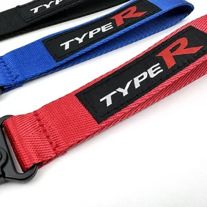 Thêu vải bằng vải nylon, phụ kiện xe hơi, dòng R, Honda Jazz, Civic FD2, GK5, CR-V, XR-V, HR-V 10 Chaves Bán hàng chính Honda Type R - №6