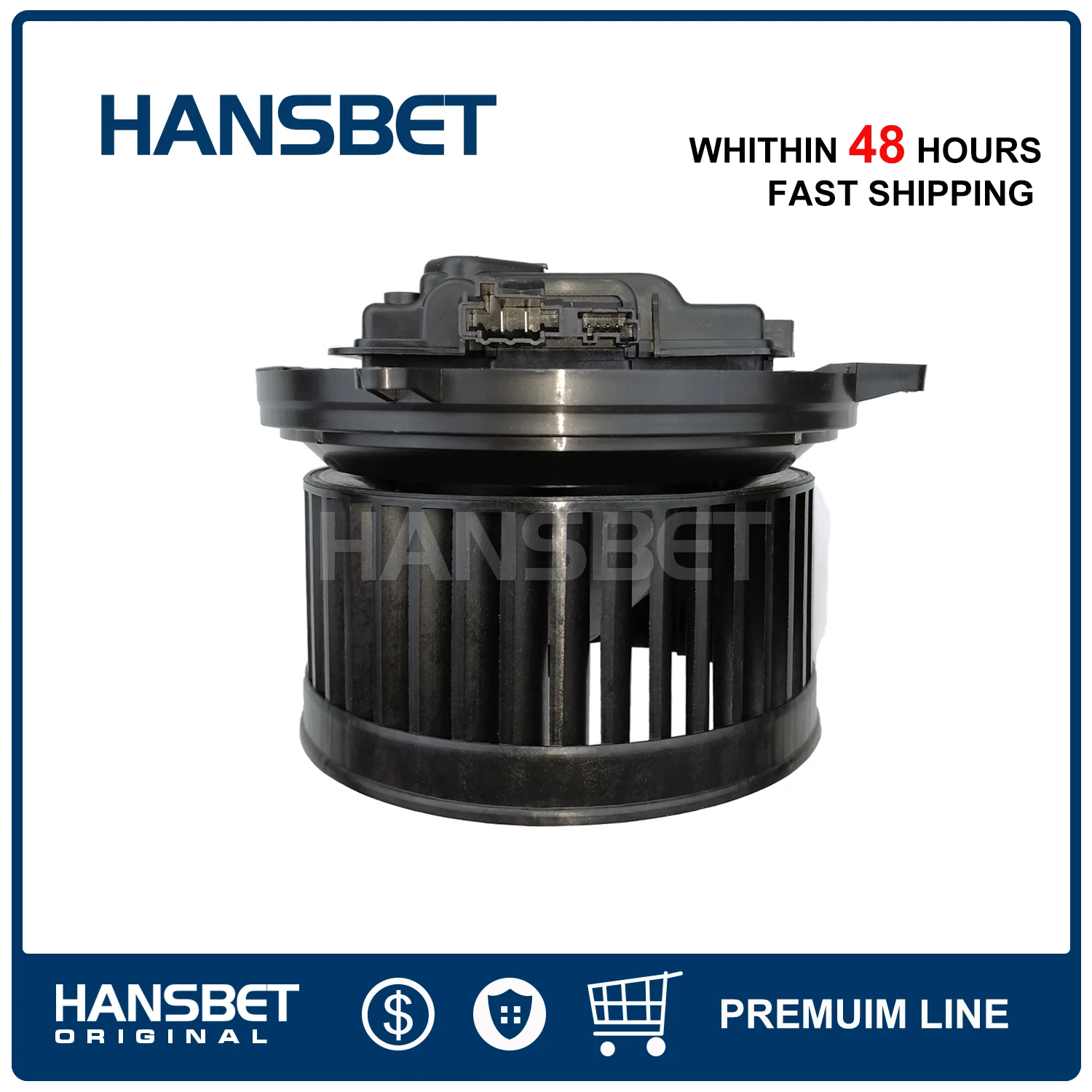 AC Heater Brushless Blower Motor & Fan Cage 1648350007 For Mercedes-Benz R350 ML350 GL320 GL350 ML320 W164 W251 HANSBET