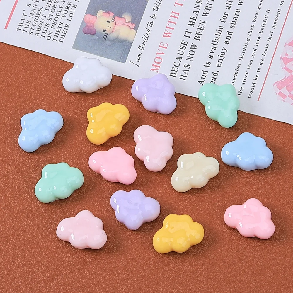 10pcs/lot Cute Cloud Shape Fridge Magnet Cartoon Resin Whiteboard Magnets Fridge Decor