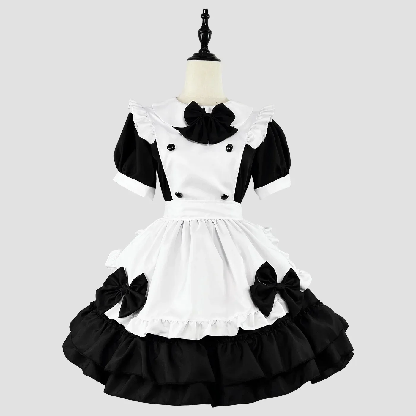 Cute Lolita  Maid Dress Costumes Cosplay Girl Maid Dress Suit for Waitress Maid Party Stage Costumes S -5XL Japanese Section