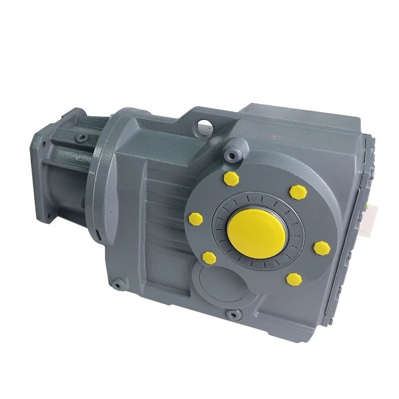 Hollow shaft shaft mounted bevel gear reducer