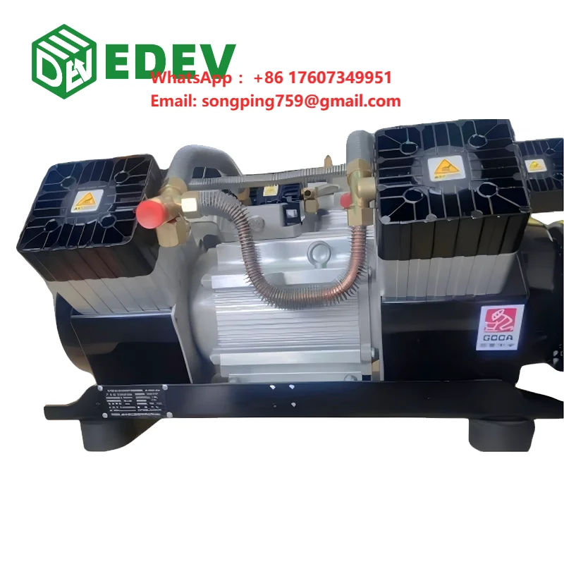 EDEV New High Voltage 24V 15KW 4KW Electric Air Braking Compressor Pump for Hybrid Bus Truck