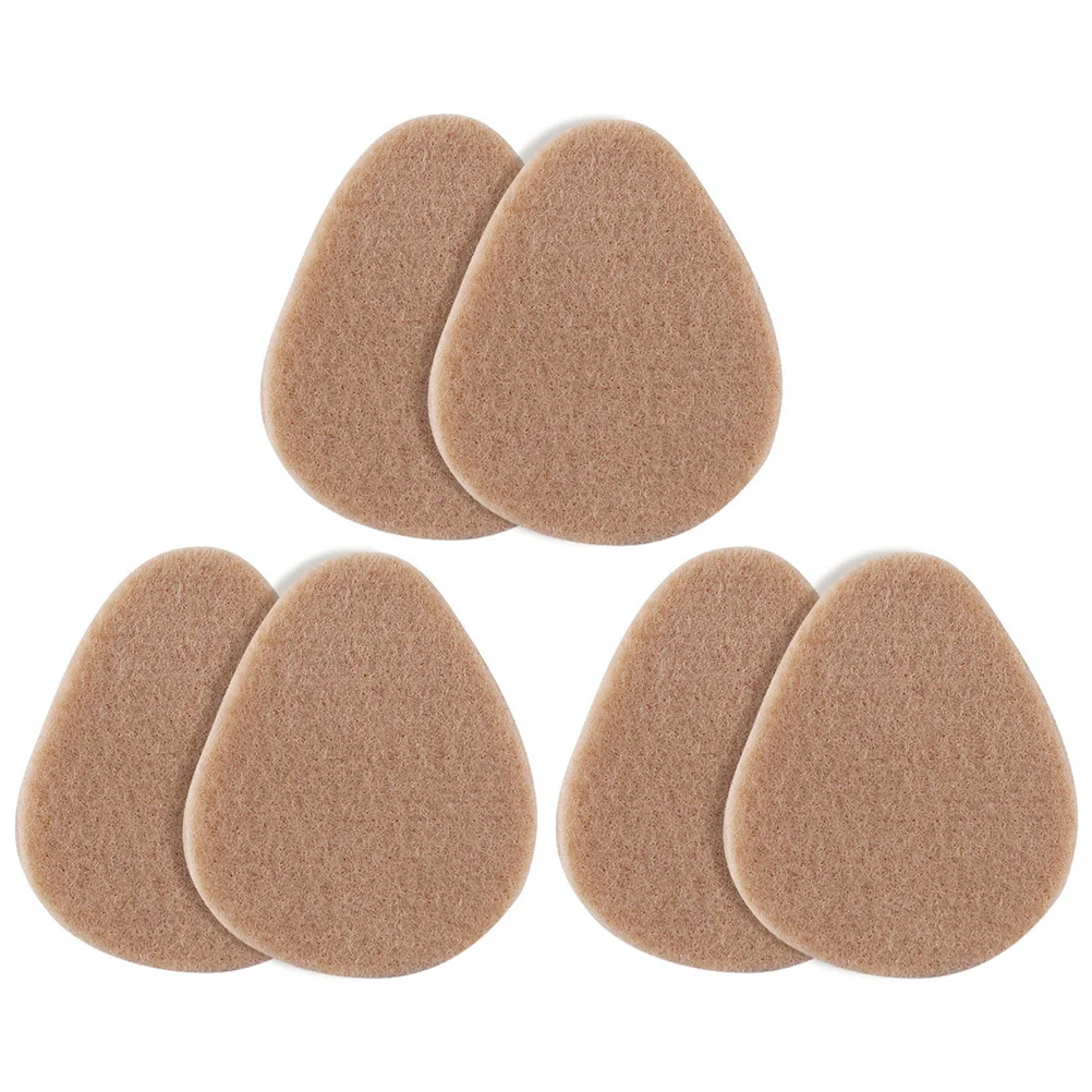 3 Pairs Thickened Forefoot Pads White Half Size Insoles Comfort Anti Skid Women High Heel Metatarsal Pads Foot Care Tools Shoe