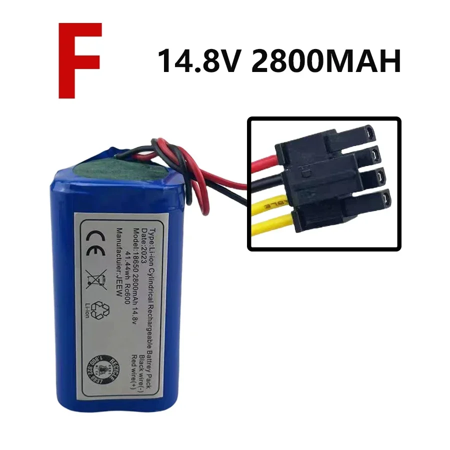 Nuevo paquete de batería de iones de litio para Robot aspirador, 14,8 V, 2800mAh, LIFERO RX9