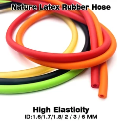 1M/3M/5M Nature Latex Rubber Hoses Tube ID 1.6 1.7 1.8 2 3 6mm High Resilient Elastic Surgical Medical Tube Slingshot Catapult