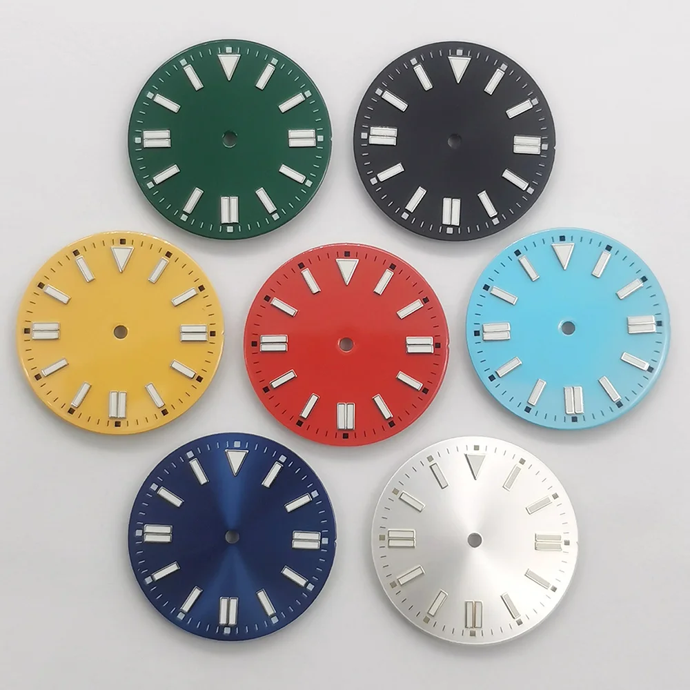

Customized 28.5mm NH35 Dial 8215 2824 Watch Dial Luminous Dial Fit For NH35 NH36 8215 ETA 2824 2836 Movement Watch Faces Dial