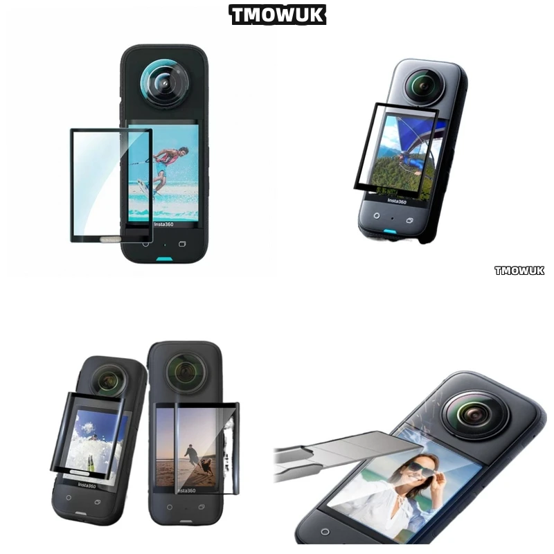 

Flexible Full Cover Screen Film For Insta360 X3 X4 X5 GPS Anti - Scratch PMMA 3D Curved Protection