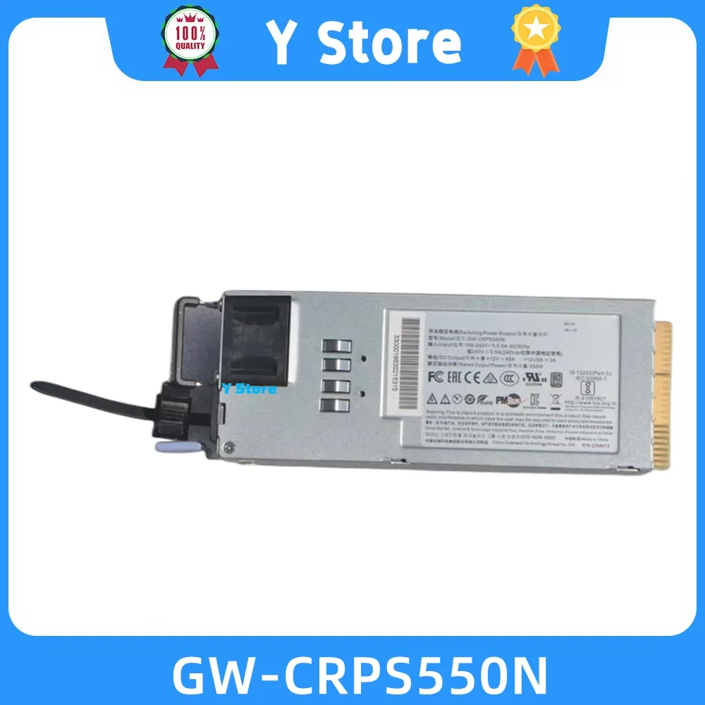 

Оригинальный серверный блок питания Y Store для Great Wall GW-CRPS550B GW-CRPS550N 550 Вт, быстрая доставка