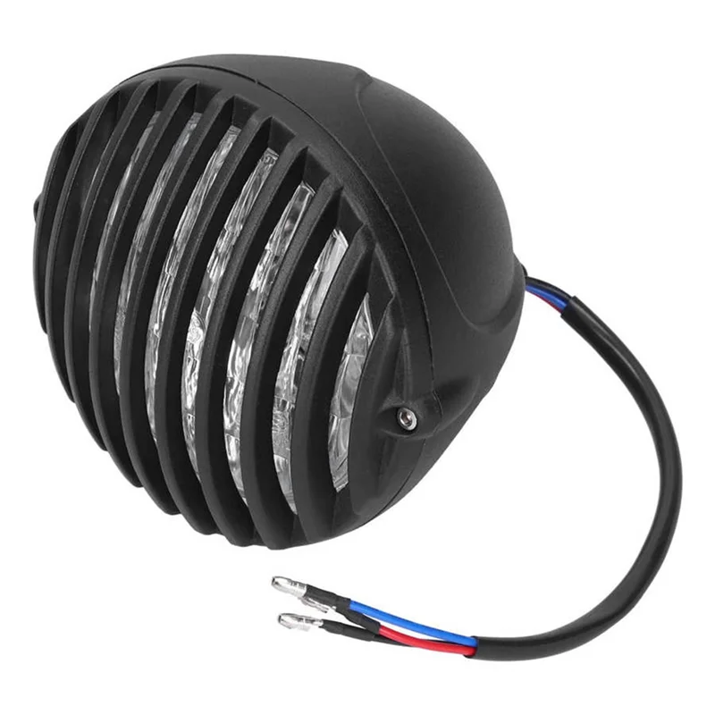 

AAAN-ABS Grill Headlight M10 Bolt Mount Motorcycle Suitable For All Retro Motorcycles