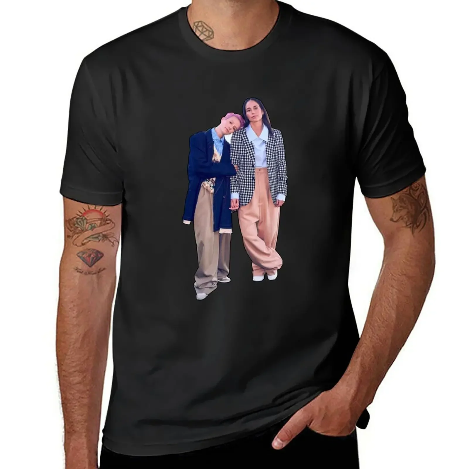 Megan Rapinoe and Sue Bird T-Shirt sports fans graphics kawaii clothes t shirt for men