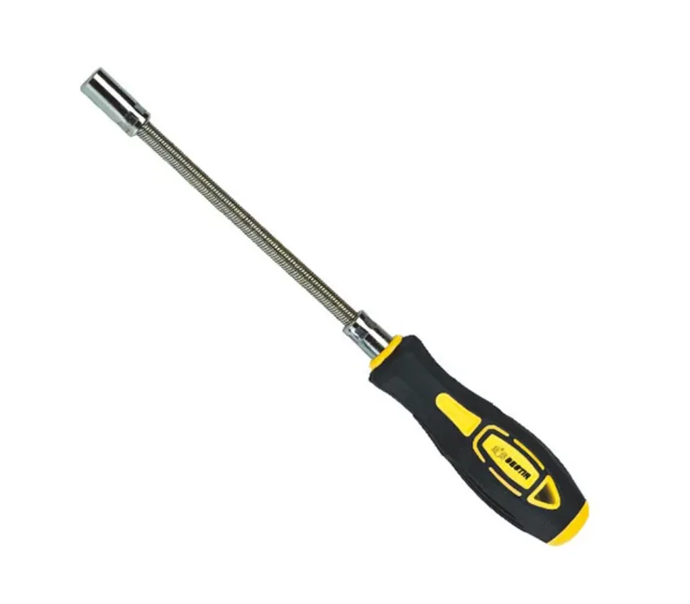 

BESTIR tool 7mm 250mmL 6PT spring rod socket screwdriver PP+TPR handle chrome vanadium steel NO.36202