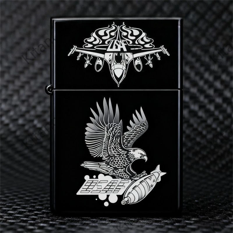 2026 New Creative Eagle Aircraft Kerosine Lighter, Good-looking, Windproof and Personalized Engraved Lucky Gift for Men
