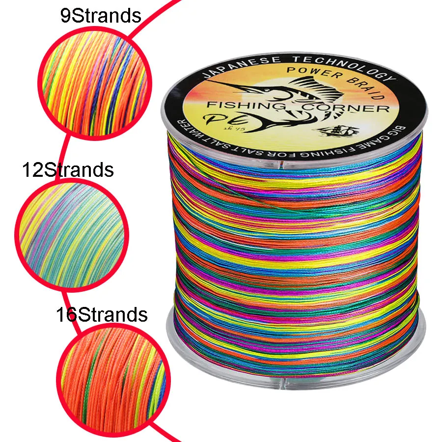 linha-de-pesca-trancada-500m-300m-9-12-16-fios-multicolor-multifilamento-linha-pe-de-agua-salgada-15-20-30-40-60-70-80-90lb
