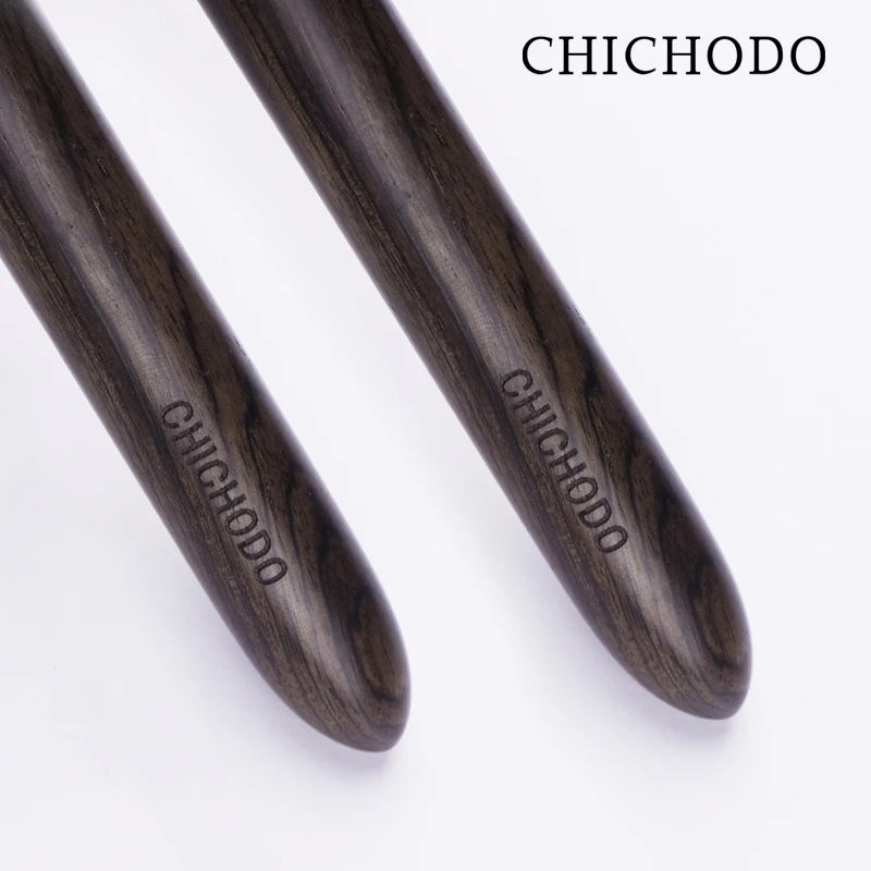 CHICHODO Luxury Eye Makeup Brushes Ink Series Top Animal Hair Ebony Handle Include Eyeshadow Eyebrow Eyeliner Lip Brush