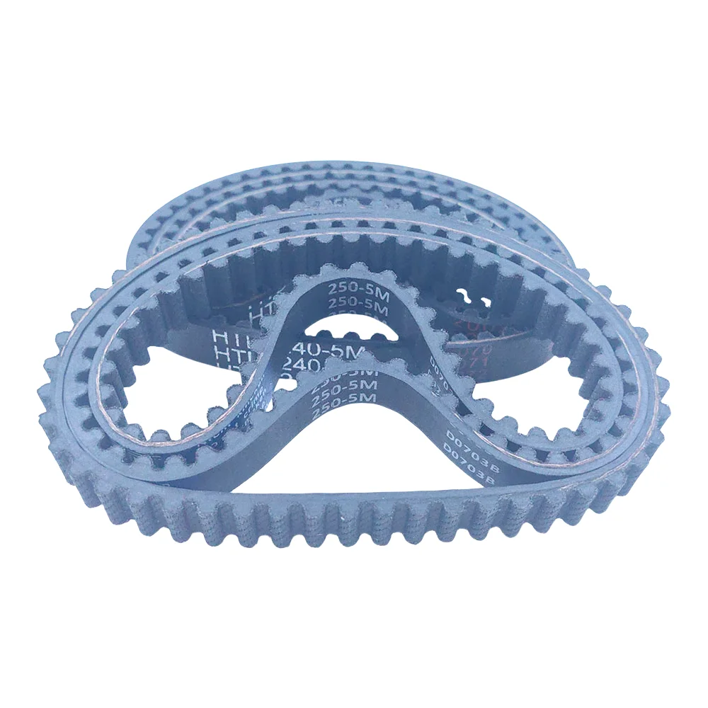HTD-5M  closed-loop rubber timing belt type 525~640-5M, width 10/15/20/25/30mm  for 3D Printer CNC, High Precision No Splicing