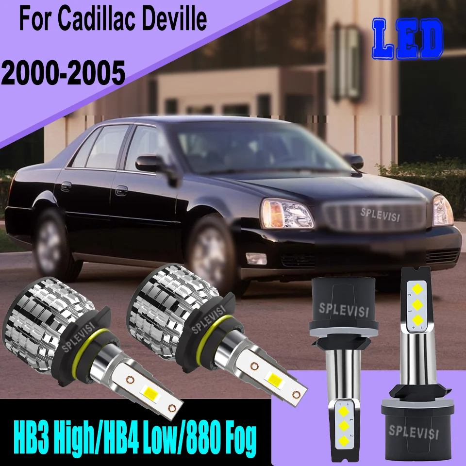 

Advanced Cooling System - LED Headlight Headlamp & Fog Light Bulbs Car Light For Cadillac Deville 2000 2001 2002 2003 2004 2005