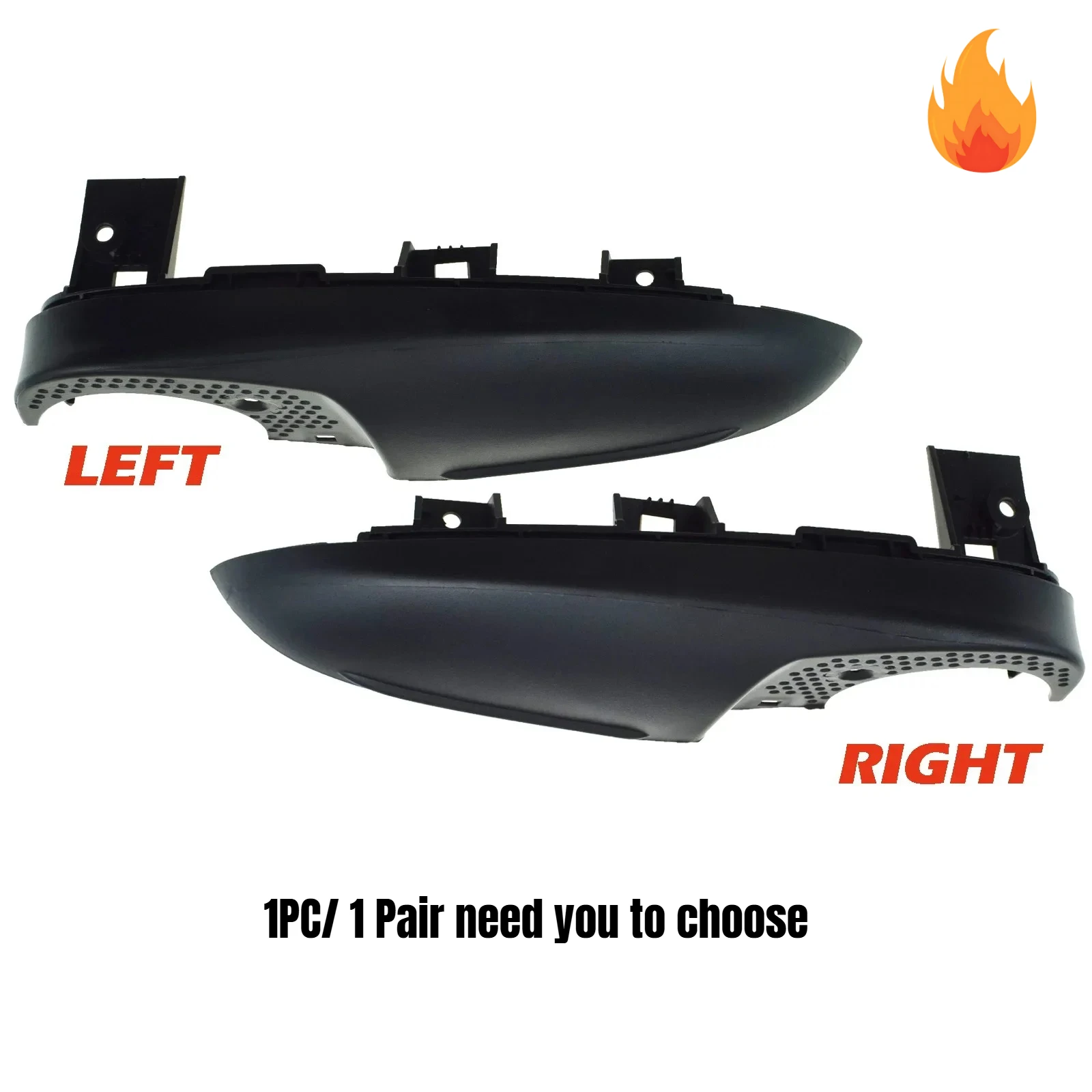 

Car Wing Mirror Shell Housing Cap Side Door Rearview Mirror Lower Cover Left / Right fit for Mazda 3 Axela 2014 2015 2016 New
