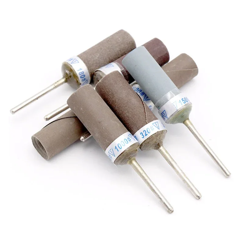 1-20pcs Fullsize 80-10000grit Sand Paper Bar 2.35/3mm Shank Cylinder Sandpaper Rod Grinding Head for Jewelry Making Rotary Tools