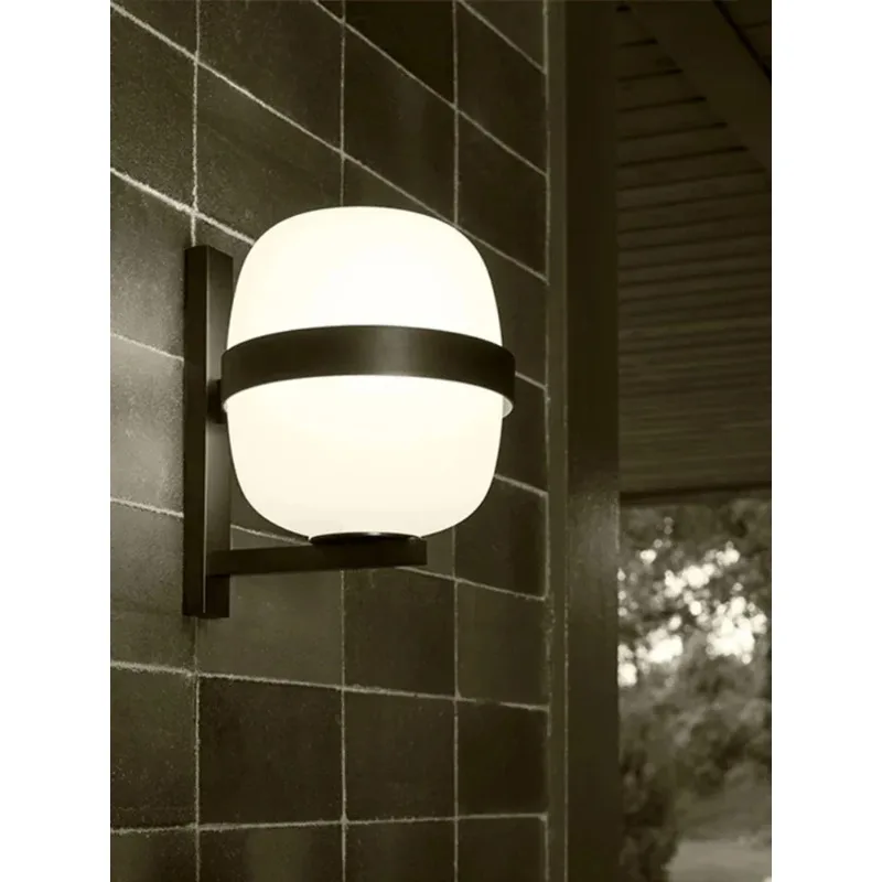 Applique extérieure étanche créative moderne minimaliste balcon escalier lampe cour lampe villa mur extérieur