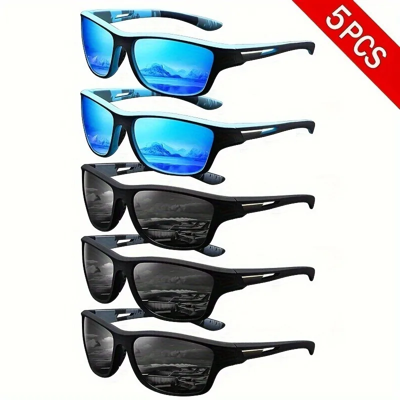 

5 Pairs of Men's and Women's Fashionable Glasses Suitable for Street Photography Music Festivals and Also A Great Gift Item
