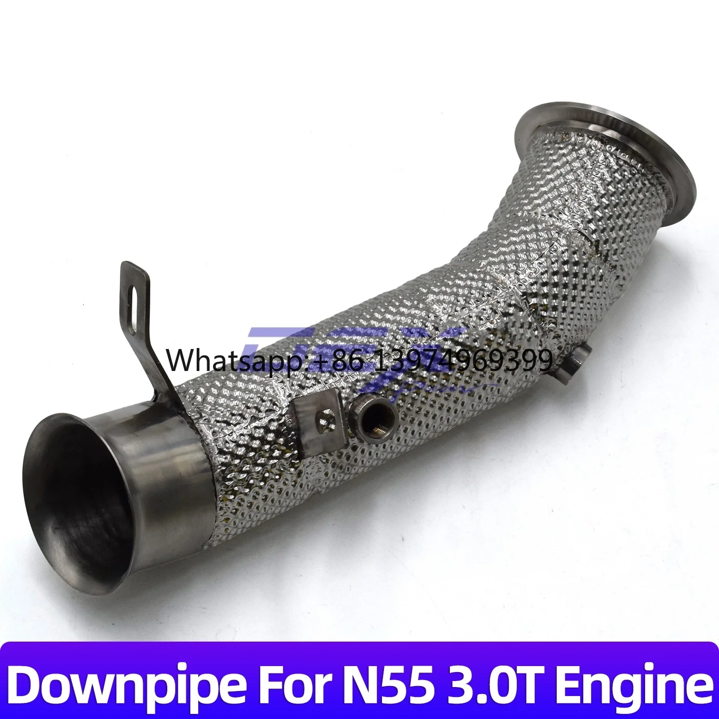 DEX Downpipe for N55 3.0T Engine SS304 With Heat Shield for M135i M235i F20/F21/F22/F23 F3X 335i 435i High Performance Down Pipe