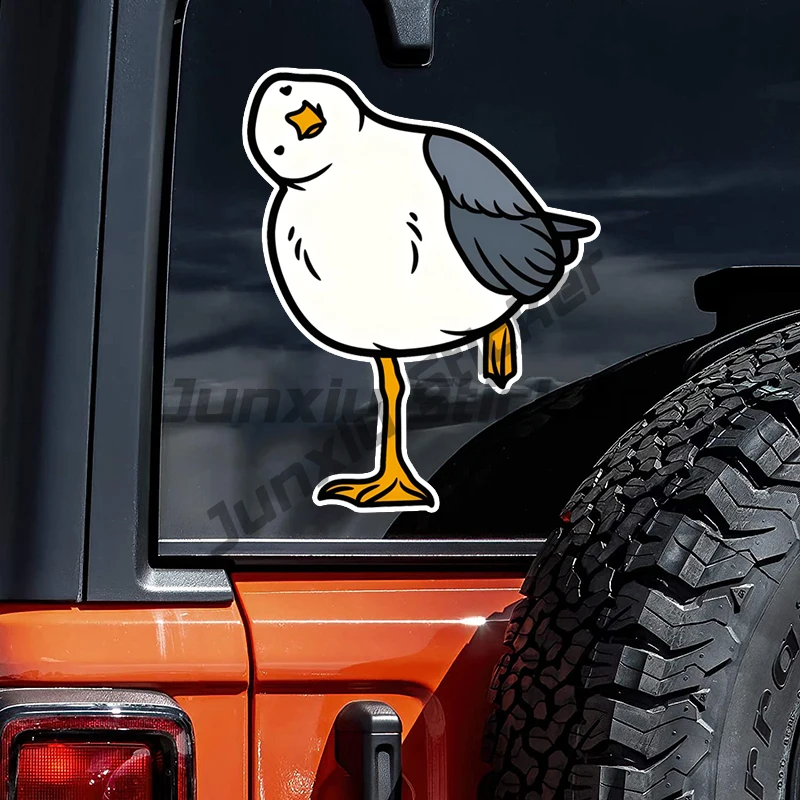 

Lovely Seagull Sticker Funny Creative Waterproof Vinyl Decal Motorcycle Decorative Accessories
