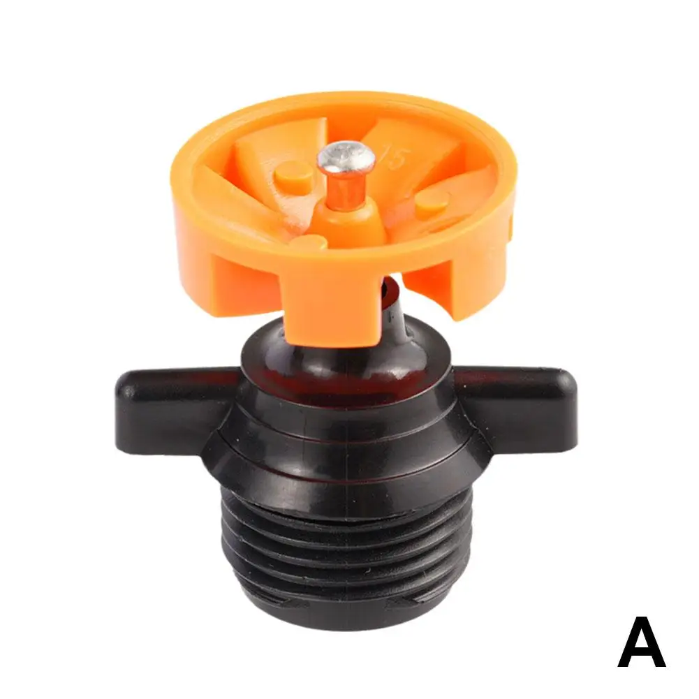 Jardim Agrícola Invertido Terra Inserção Plástico Bico, 360 ° Rotação Sprinkler, Ferramenta de Irrigação, 1/2 "Rosca Masculina, 1 Pc, 10Pcs